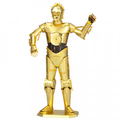 Збірна металева 3D модель C-3PO, Metal Earth (ICX229)
