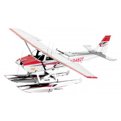 Металлическая сборная 3D модель Cessna 182 Floatplane, Metal Earth (MMS111)