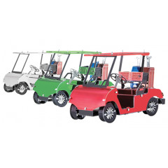Металлическая сборная 3D модель Golf Cart Set (Гольф кары), Metal Earth (MMS108)