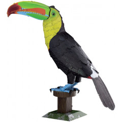 Металева збірна 3D модель Keel-billed Toucan, Metal Earth (ME1020)