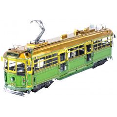 Металлическая сборная 3D модель Melbourne W-class Tram (Мельбурнский трамвай), Metal Earth (MMS158)