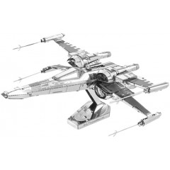 Металлическая сборная 3D модель Star Wars - Poe Dameron`s X-wing Fighter, Metal Earth (MMS269)