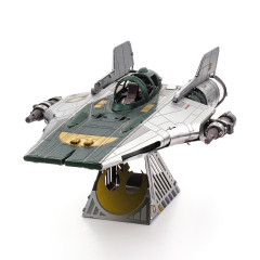 Металлическая сборная 3D модель Star Wars - Resistance A-Wing Fighter, Metal Earth (MMS416)