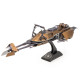 Металева збірна 3D модель Star Wars - Speeder Bike, Metal Earth (MMS414)