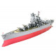 Металлическая сборная 3D модель Yamato Battleship (Линкор Ямато), Metal Earth (ICX117)
