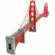 Металлическая сборная модель Golden Gate Bridge in Color. Metal Earth (PS2013)