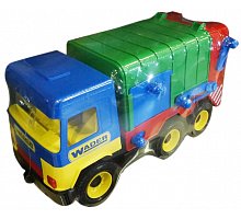Фото Middle Truck сміттєвоз (синя кабіна), 42 см, Wader, 39224-3