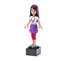 Фото Міні-фігурка Стильна красуня, Trendy Skipper Barbie, Mega Bloks, рожеві лосини, фіолетова спідниця, CNF71-4