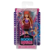 Фото Міні-лялька з червоні пасма, серія Рок-принцеса. Барбі. Mattel, із червоними пасмами, CKB72-4
