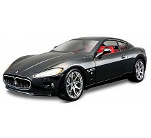 Фото Модель автомобіля Maserati Grantourismo (2008), 1:24, Bburago, Чорна (18-22107-2)