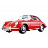 Фото 1 - Модель автомобіля Porsche 356B (1961), 1:24, Bburago, червона (18-22079-2)