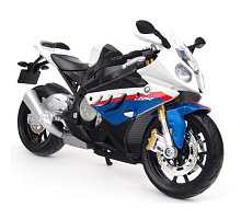 Фото Модель мотоцикла (1:12) BMW S1000RR (біло-блакитний), Maisto 31101-6