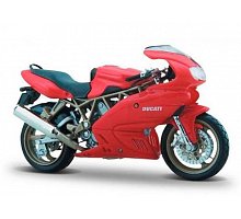 Фото Модель мотоцикла Ducati Supersport 900 (червоний), 1:18, Bburago, 18-51030-15