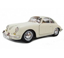 Фото Модель - Porsche 356B 1961 (колір слонової кістки) 1:24, Bburago, 18-22079-1