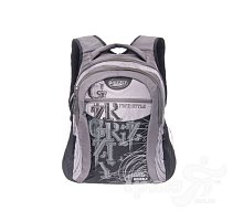 Фото Чоловічий рюкзак для ноутбука GRIZZLY (ГРИЗЛІ) GRU-320-2-grey-black