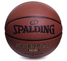 Фото М’яч баскетбольний №7 Composite Leather SPALDING NeverFlat (74096ZI)