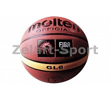 Фото М’яч баскетбольний PU №6 MOLTEN BA-4254 GL6 (PU, бутіл)