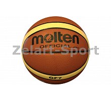 Фото М’яч баскетбольний PU №7 MOLTEN BGF7 (PU, бутіл, оранжевий)