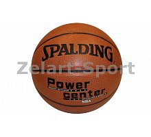 Фото М’яч баскетбольний PU №7 SPALDING BA-4257 POWER CENTER (PU, бутіл, оранжевий)