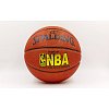 Фото 1 - М’яч баскетбольний PU №7 Spalding BA-5471 NBA GOLD (PU, бутіл, оранжевий)