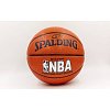 Фото 1 - М’яч баскетбольний PU №7 Spalding BA-5472 NBA SILVER (PU, бутіл, оранжевий)