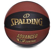 Фото М'яч баскетбольний PU SPALDING 76872Y ADVANCED TF CONTROL №7 помаранчевий-чорний