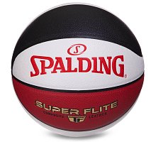 Фото М'яч баскетбольний PU SPALDING 76929Y SUPER FLITE №7 білий-червоний