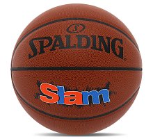 Фото М'яч баскетбольний PU SPALDING SLAM 76886Y №7 коричневий