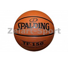 Фото М’яч баскетбольний гумовий №6 SPALDING 73954Z TF-150 PERFORM (гума, бутил, оранжевий)