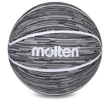 Фото М’яч баскетбольний гумовий №7 MOLTEN B7F1600-KW (гума, бутіл, сірий)