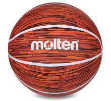 Фото М’яч баскетбольний гумовий №7 MOLTEN B7F1600-RW (гума, бутіл, червоний)