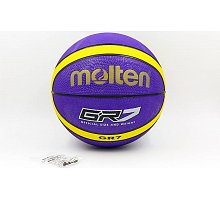 Фото М’яч баскетбольний гумовий №7 MOLTEN BGR7-VY-SH GR7 (гума, бутил, фіолетовий)