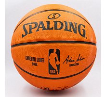 Фото М’яч баскетбольний гумовий №7 SPALDING 83385Z NBA Outdoor (гума, бутил, оранжевий)