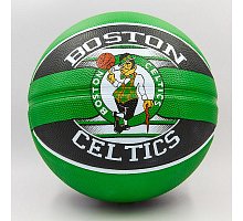 Фото М’яч баскетбольний гумовий №7 SPALDING 83505Z NBA Team BOSTON CELTIC (гума, бутіл, зелений)