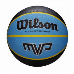 М’яч баскетбольний Wilson MVP 295 black/blue size 7 (WTB9019XB07)