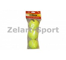 Фото М’яч для великого тенісу ODEAR (3шт) 661 (у пакеті)