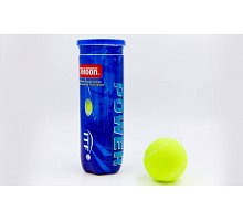 Фото М’яч для великого тенісу TELOON (3шт) T616P3 POWER (у вакуумному впакуванні)