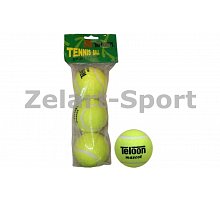 Фото М’яч для великого тенісу TELOON (3шт) T801 (у пакеті)