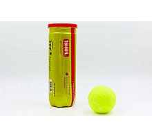 Фото М’яч для великого тенісу TELOON (3шт) T818P3 Z-COURT (у вакуумному впакуванні)