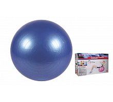 Фото М’яч для фітнесу (фітбол) SOLEX гладкий глянсовий 55см BB-001-22 (PVC,1120г, кольори в асор,ABS-сист)