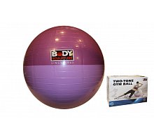 Фото М’яч для фітнесу (фітбол) SOLEX гладкий глянсовий двокольоровий 65см BB-001EPP-26 (PVC, ABS-система)