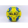 Фото 1 - М’яч для футзалу №4 ламінований SELECT MASTER ST-8158 (ST-8147) жовтий-синій (№4, 5 сл., пошитий вручну)