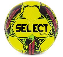 Фото М'яч для футзалу SELECT FUTSAL ATTACK V22 №4 жовто-рожевий