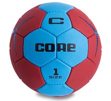 Фото М’яч для гандболу CORE PLAY STREAM CRH-050-1 (PU, р-р 1, пошитий вручну, синій-червоний)
