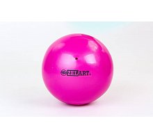 Фото М’яч для пілатесу та йоги Pilates ball Mini ZEL GB-5219-LV (PVC, d-20см, 400гр, бузковий)