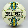 Фото 1 - М’яч футбольний №4 PU ламінований SELECT EVOLUTION ST-8254 білий-синій-жовтий (№4, 5 сл., пошитий вручну)