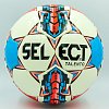 Фото 1 - М’яч футбольний №4 PU ламінований SELECT TALENTO ST-8255 білий-синій-малиновий (№4, 5 сл., пошитий вручну)