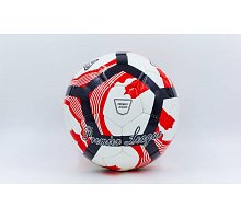 Фото М’яч футбольний №5 DX PREMIER LEAGUE FB-5423-5 (№5, 5 сл., пошитий вручну, білий-червоний-чорний)