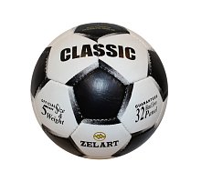 Фото М’яч футбольний №5 Грипі 4сл. ZEL CLASSIC FB-3800-10 (№5, 4 сл., пошитий вручну)