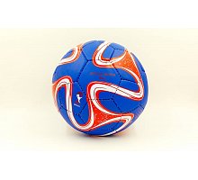 Фото М’яч футбольний №5 Гриппі 5сл. BRAZUKA FB-0047-373 (№5, 5 сл., пошитий вручну, синій)